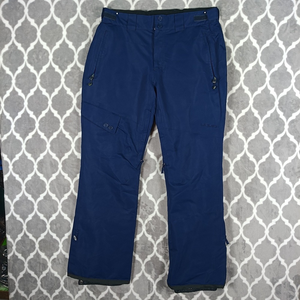 Liquid Boardwear Snowboard Pants Women Size Large Blue Cargo Ski Winter Sports
